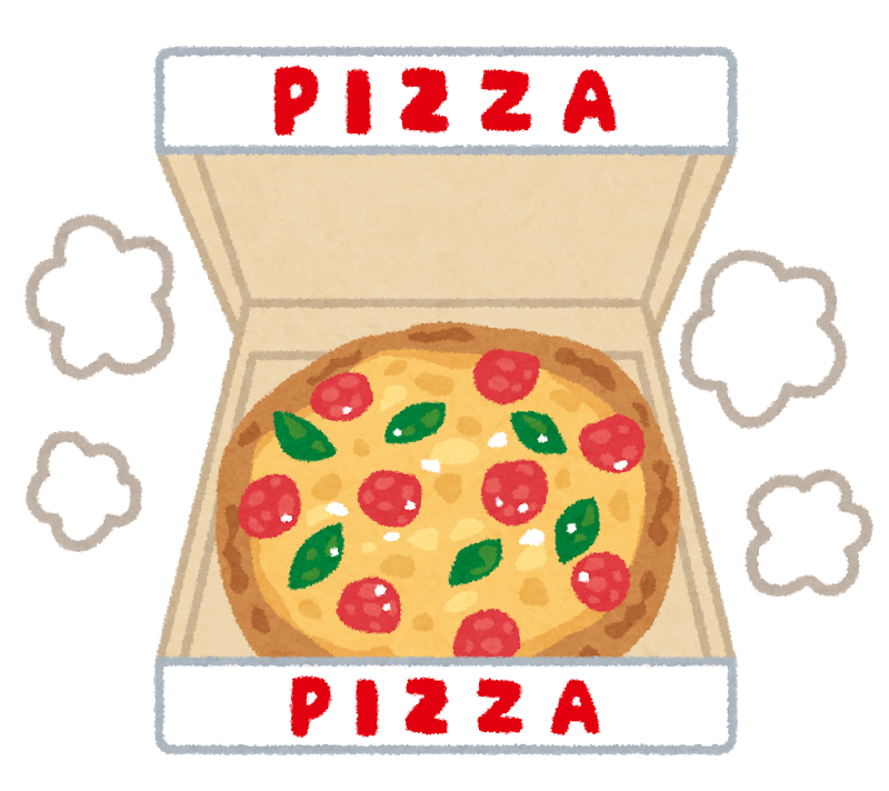 動物画像のすべて 75 ピザ 食べる イラスト